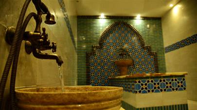 حمام مغربی هتل هالی تهران